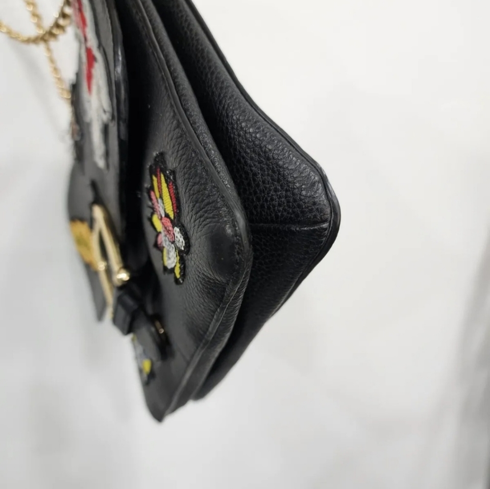 Sam Edelman Asher Patchwork Black Handbag - image 6